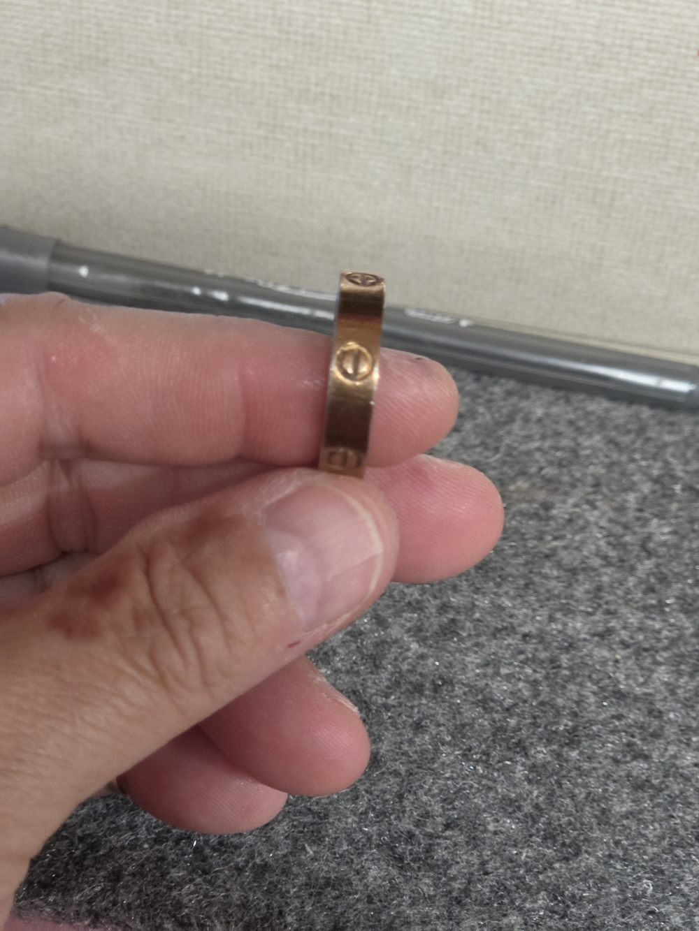 At-1 Carter 750 Ring Copper Color Size 9